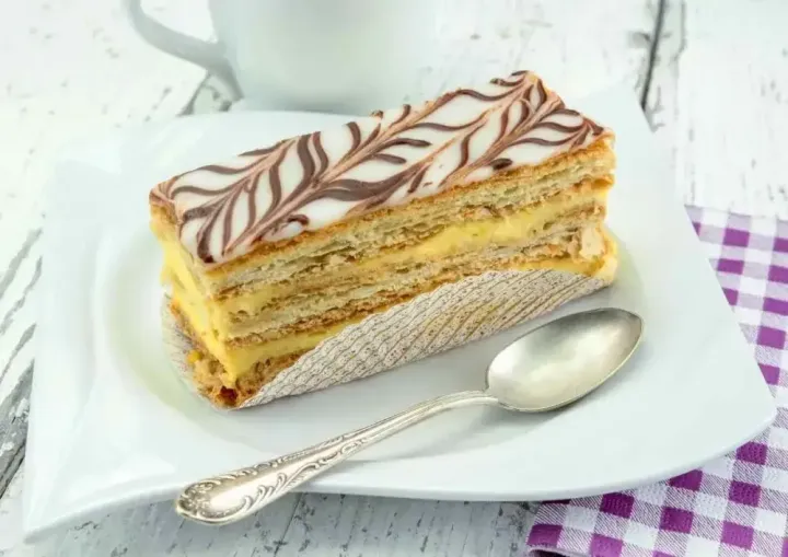 밀푀유 케이크의 모습